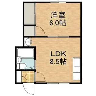 パニエ【102号室】の間取り