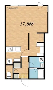ピオネロ月寒【2階】の間取り