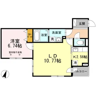 カスタムルーム月寒中央【3階】の間取り