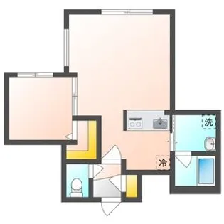 カレラ学園前【2階】の間取り