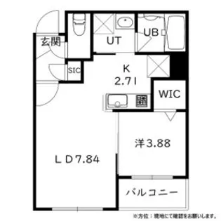 ウェルズビレッジ【1階】の間取り