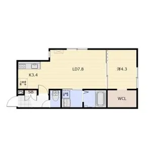 FACET SOLIS(ファセット ソリス)【3階】の間取り