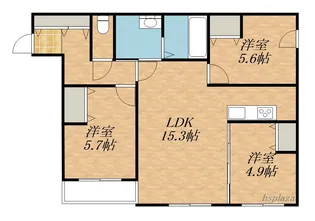 FRANZ TSUKISAMU KOEN【4階】の間取り