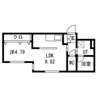 ピオネロ恵庭Ⅰ【4階】の間取り