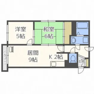 ジョイパレスA【103号室】の間取り