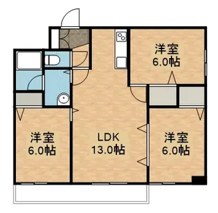 グレイス北野【901号室】の間取り