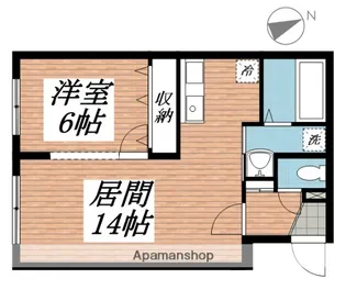 PERFECT PARTNER RESIDENCE A棟【1階】の間取り