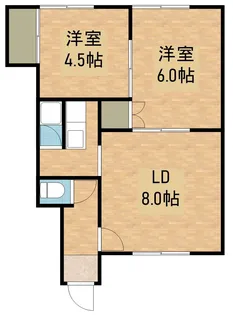 フローレンス【102号室号室】の間取り