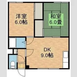 ハイツ木村【201号室号室】の間取り