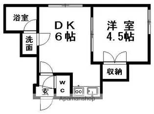 ソシアルビレッジ【402号室】の間取り