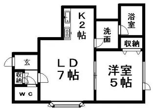 コンフォート【101号室】の間取り