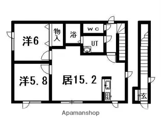 プラウド21【201号室】の間取り