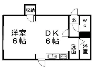 佐藤マンション【2階】の間取り
