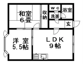 オーシャンビレッジ真栄【205号室】の間取り