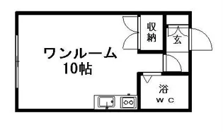 山田ビルA【3号室】の間取り