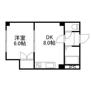 レジデンスやまいち【4階】の間取り