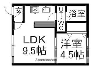 北海道札幌市白石区東札幌三条3丁目【マンション】の間取り