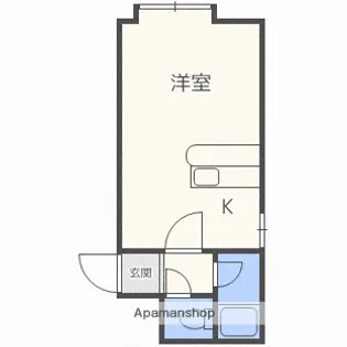 アパルシオンEAST【204号室】の間取り