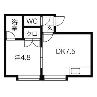 第25森宅建マンション【205号室】の間取り
