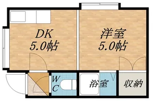 ドリームハウスⅡ【101号室】の間取り