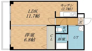 SOAR RIDGE【702号室号室】の間取り