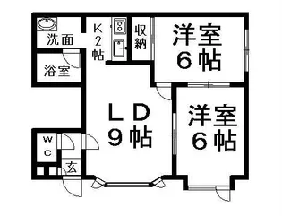 フィギア真栄【203号室】の間取り