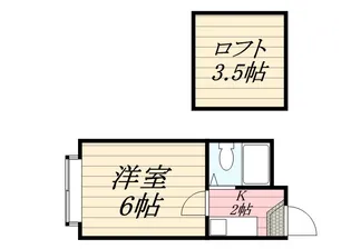 シャトービアンカ【2階】の間取り