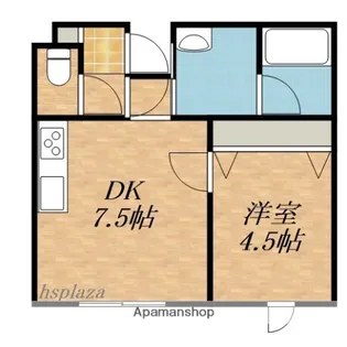マンション・エムツー【202号室】の間取り