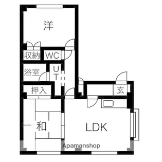 グランデーヌ豊平公園【301号室】の間取り