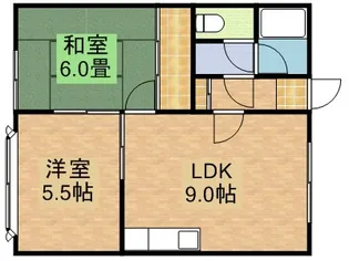 オーシャンビレッジ真栄【105号室】の間取り