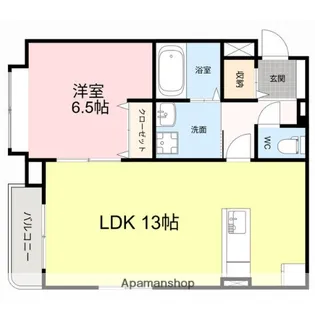 フレッシュリーヴス【302号室】の間取り