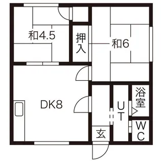 樋口ハイツA【1号室】の間取り