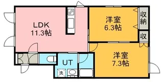 レスポアール21【202号室】の間取り