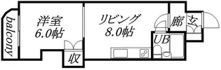 カーサ宮北【401号室】の間取り