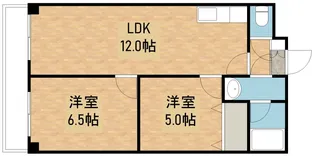 コートロティ美しが丘【1002号室】の間取り