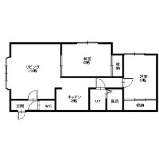 グリーンズハウス【00302号室】の間取り