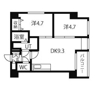 カサトレスベレーザ【301号室】の間取り