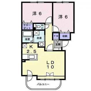 ESTATE 21【2階】の間取り