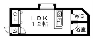 ベルゼF【101号室】の間取り