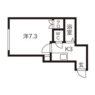 ノースフィラ【406号室】の間取り