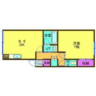コーポ真栄【202号室】の間取り