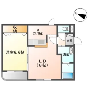 グランパレス高栄【102号室】の間取り