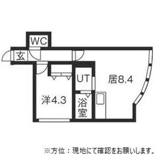 ベルファーム【0102号室】の間取り