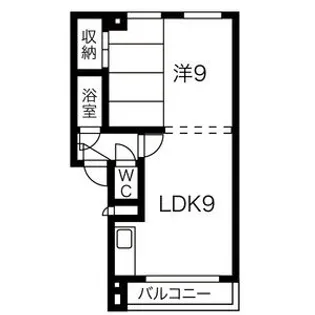 三友ハイツ【B401号室】の間取り