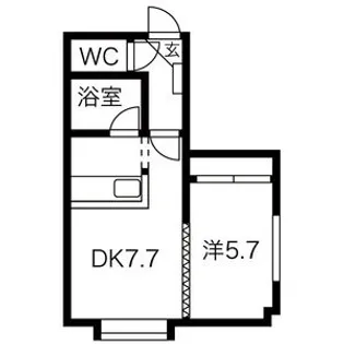 ハピネス・21【4階】の間取り