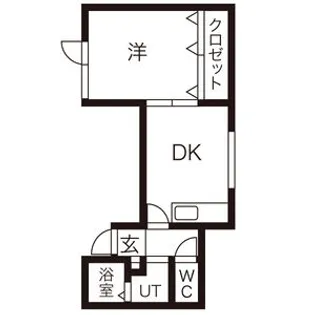 M’Sコート月寒【305号室】の間取り