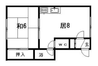 サニーパレス【0205号室】の間取り