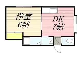 シャルマン木の花【0007号室】の間取り