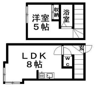 エトワール羊ヶ丘【105号室】の間取り