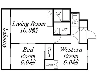 北海道札幌市白石区南郷通20丁目南【マンション】の間取り